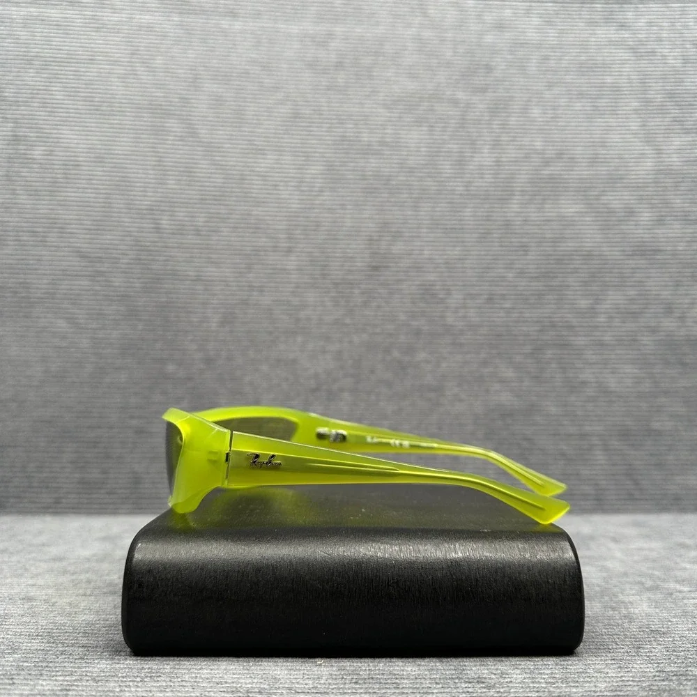 Ray-Ban Xan Sunglasses Lime Green Bio-Based Shield Wrap RB4431 6763/2 120 1N